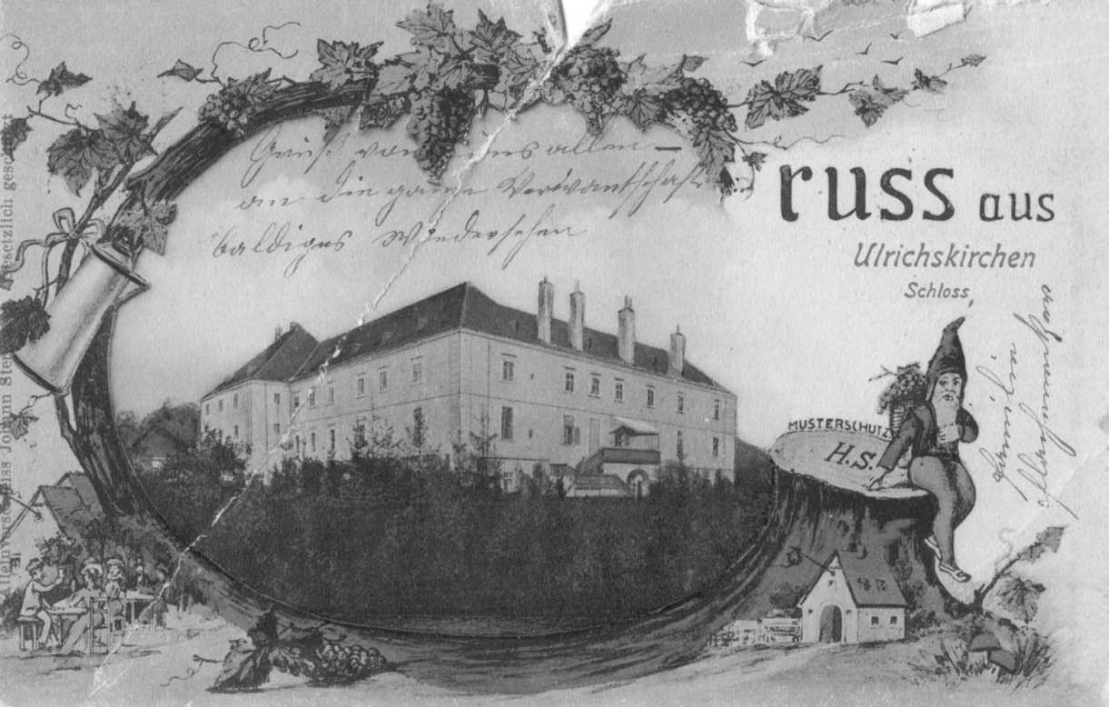 Historische Ansicht des Schlosses